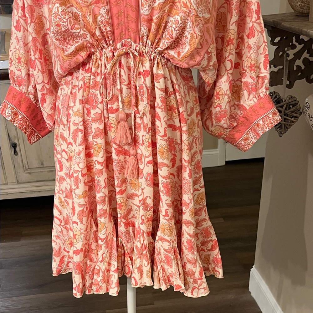 Aakaa Pink and Orange Mini Dress - Picture 4 of 9